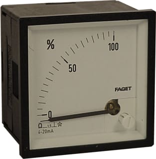 ELEQ - DIV72-E Amperemeter paneelbouw Mtr 4-20Ma