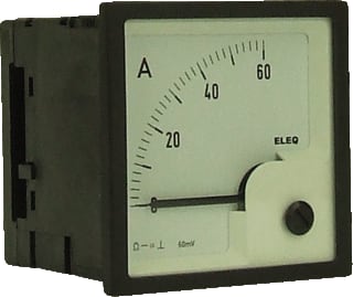 ELEQ - DIV72-E Amperemeter paneelbouw Ampmtr Div72-E600A/60Mv