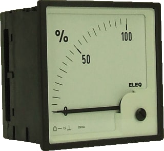 ELEQ - DIV96-E Amperemeter paneelbouw 100%/4-20Ma