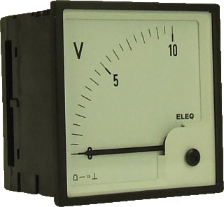 ELEQ - DIV96-E Voltmeter paneelbouw 100%/0-10V