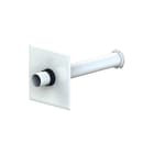 Cox Geelen - CoxHYBRID Enkelw. rookgashulpstuk 2 aansl. muurplaat 60mm