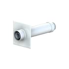 Cox Geelen - CoxHYBRID Concentr. RGA/LTV hulpstuk 2 aansl. muurplaat 60/100mm