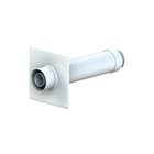 Cox Geelen - CoxHYBRID Concentr. RGA/LTV hulpstuk 2 aansl. muurplaat 60/100mm