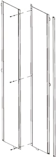 COMMSCOPE NETCONNECT - NetPodium Comp. v. opstell./kopp. kast/less. achter paneel + strip zw