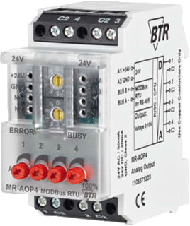 Metz Connect - MODBUS I/O-module bussysteem Mr-Aop4 Rtu