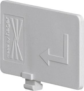 Hager - Nevenapparaat modulair Scheiding Mod.Lasts.Mzn121