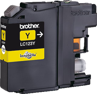 Brother - LC12x Verbr.mat. vr fax/printer/all-in-1 Cartridge Lc123Y