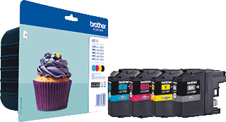 Brother - LC12x Netwerkadapter Cartridge Lc123Valbp