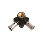 Henco - 3PK Muurplaat Knst M/Pl Dubb 20X1/2X20