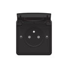 Niko - New Hydro Wandcontactdoos (WCD schakelmat.) Wcd 1V Kv Aardpn Hydro Zw