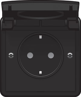 Niko - New Hydro Wandcontactdoos (WCD schakelmat.) Wcd Ra 1V Kv Stk Hydro Zw