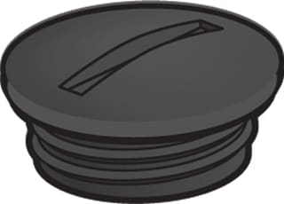 Niko - New Hydro Wartel kabel-/buisinvoer Wd Blindstop M20 Zwart