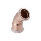 Geberit - Mapress Koper Fitting met 2 aansluitingen Mapr Bocht 45 Gr D66,7