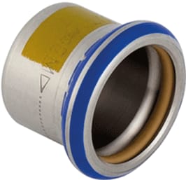 Geberit - Mapress RVS Gas Fitting met 1 aansluiting Mapr Kap D76,1