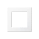 Gira - F100 Overgangsafdekplaat schakelmat. Montpl 45X45Mm Zwg