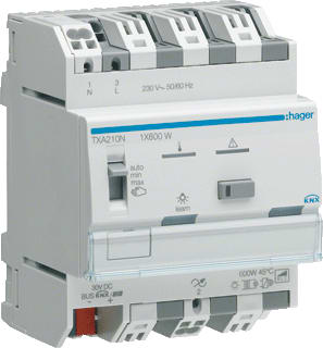 Hager Tebis - Dimmer dimmer 1x600w knx txa210n