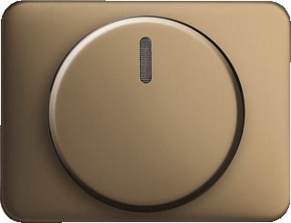 ABB Busch-Jaeger - Alpha Bed.element / centr.pl. schakelmat. bedelem cpl dim 21 brns
