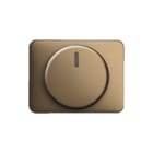 ABB Busch-Jaeger - Alpha Bed.element / centr.pl. schakelmat. bedelem cpl dim 21 brns