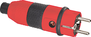 ABL - Connectivity Geaarde stekker contstop ra ultra ii rd/zw