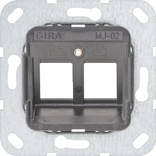 Gira - Draagring Inzetplaat schakelmateriaal 2X Mj Nr2 Basis