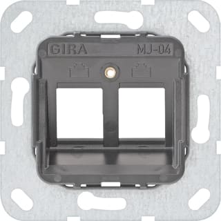 Gira - Draagring Inzetplaat schakelmateriaal 2X Mj Nr4 Basis