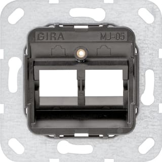 Gira - Draagring Inzetplaat schakelmateriaal 2X Mj Nr5 Basis