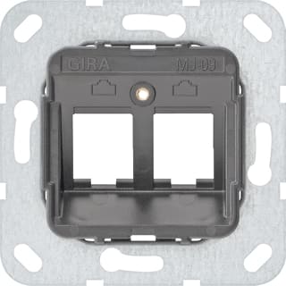 Gira - Draagring Inzetplaat schakelmateriaal 2X Mj Nr9 Basis