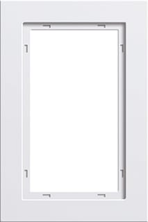 Gira - E2 Afdekraam schakelmateriaal Afdkrm 1½V Zvr Wit Mat