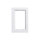 Gira - E2 Afdekraam schakelmateriaal Afdkrm 1½V Zvr Wit Gln