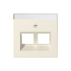 Gira - Systeem 55 Bed.element / centr.pl. schakelmat. Cpl 2Xmj 30Gr Cr