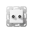 Gira - Multi data-com. schakelmat. Aansl 2Xbnc Krmp Zwg Comm