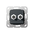Gira - Multi data-com. schakelmat. Aansl 2Xbnc Krmp Zmt Comm
