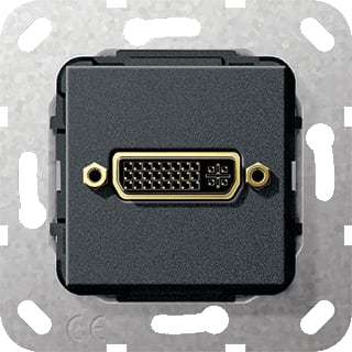 Gira - Multi data-com. schakelmateriaal AANSL 1XDVI BUS ZMT COMM