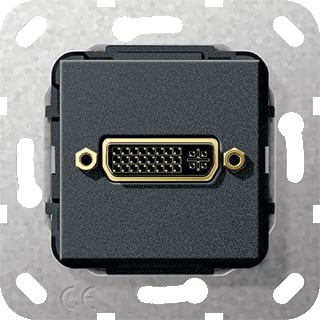 Gira - Multi data-com. schakelmateriaal AANSL 1XDVI KAB ZMT COMM