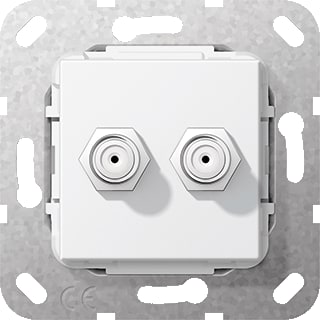 Gira - Multi data-com. schakelmat. Aansl 2Xsatf Bus Zwg Comm