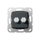 Gira - Multi data-com. schakelmat. Aansl 2Xsatf Bus Zmt Comm
