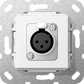 Gira - Multi data-com. schakelmat. Aansl Xlr-D Zwg Comm