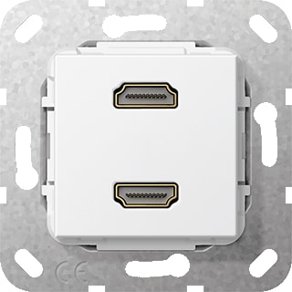 Gira - Multi data-com. schakelmat. Aansl 2Xhdmi Bus Zwg Comm
