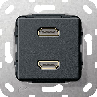 Gira - Multi data-com. schakelmat. Aansl 2Xhdmi Bus Zmt Comm