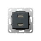Gira - Multi data-com. schakelmat. Aansl 2Xhdmi Bus Zmt Comm