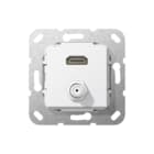 Gira - Multi data-com. schakelmat. Aansl Hdmi/Sat-F Zwg Comm