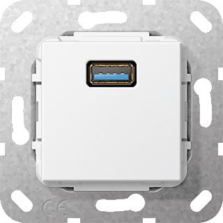 Gira - Multi data-com. schakelmat. Aansl 1Xusb3 Kab Zwg Comm