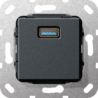 Gira - Multi data-com. schakelmat. Aansl 1Xusb3 Kab Zmt Comm
