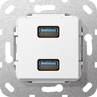 Gira - Multi data-com. schakelmat. Aansl 2Xusb3 Bus Zwg Comm