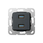 Gira - Multi data-com. schakelmat. Aansl 2Xusb3 Bus Zmt Comm