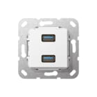 Gira - Multi data-com. schakelmat. Aansl 2Xusb3 Kab Zwg Comm