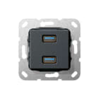 Gira - Multi data-com. schakelmat. Aansl 2Xusb3 Kab Zmt Comm