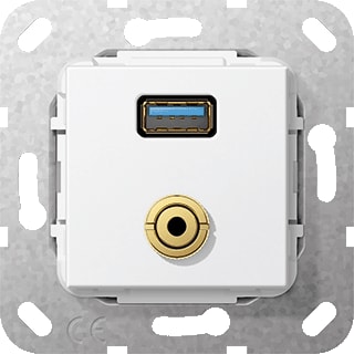 Gira - Multi data-com. schakelmat. Aansl Usb3/Mj B Zwg Comm