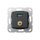 Gira - Multi data-com. schakelmateriaal AANSL USB3/MJ B ZMT COMM
