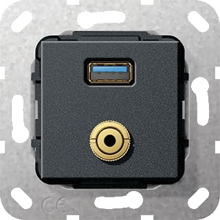 Gira - Multi data-com. schakelmat. Aansl Usb3/Mj K Zmt Comm